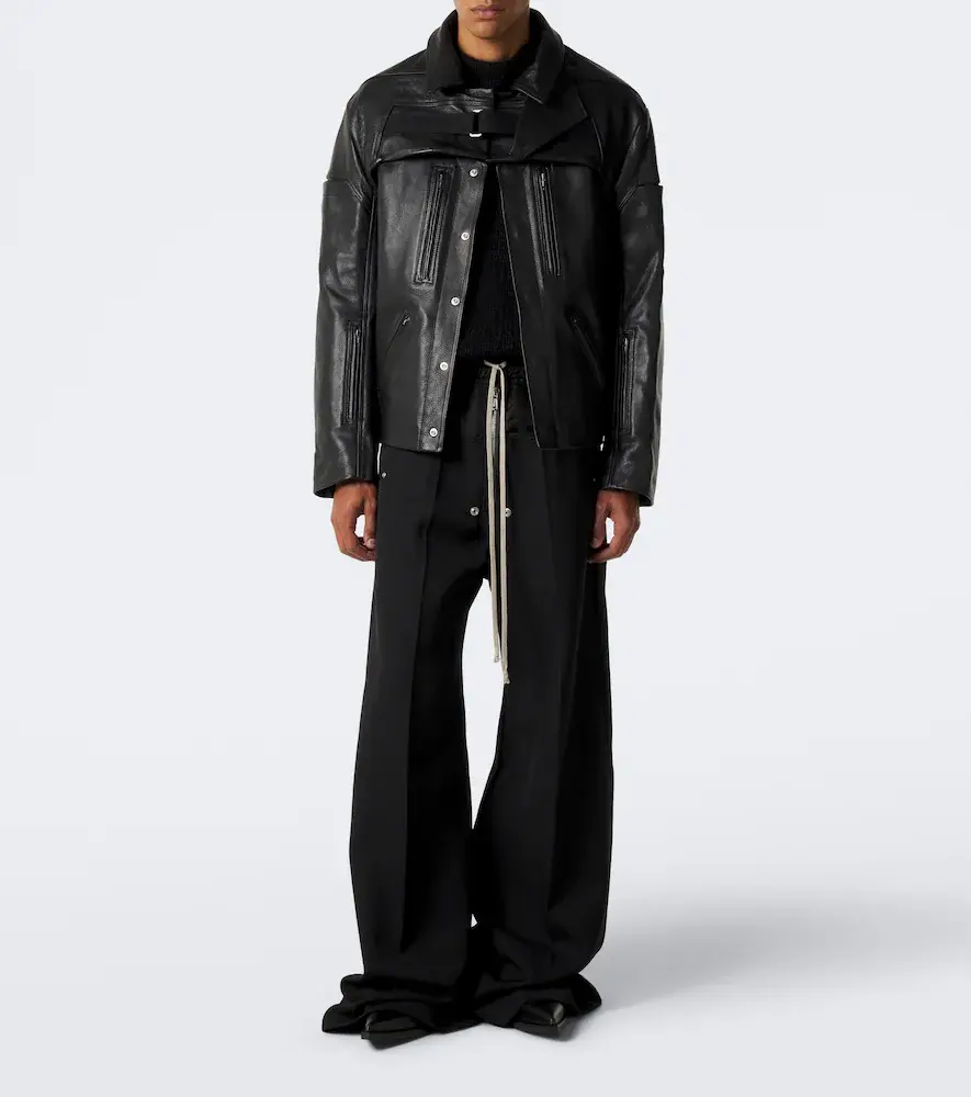 Rick Owens Bela virgin wool wide-leg pants | Thumbnail 3