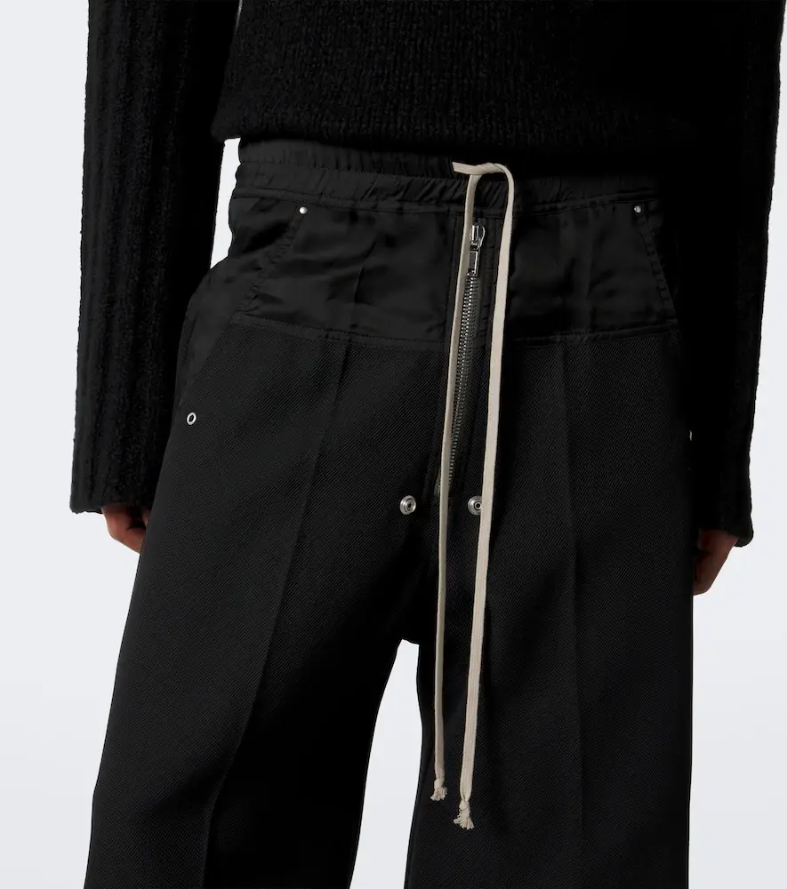 Rick Owens Bela virgin wool wide-leg pants | Thumbnail 4