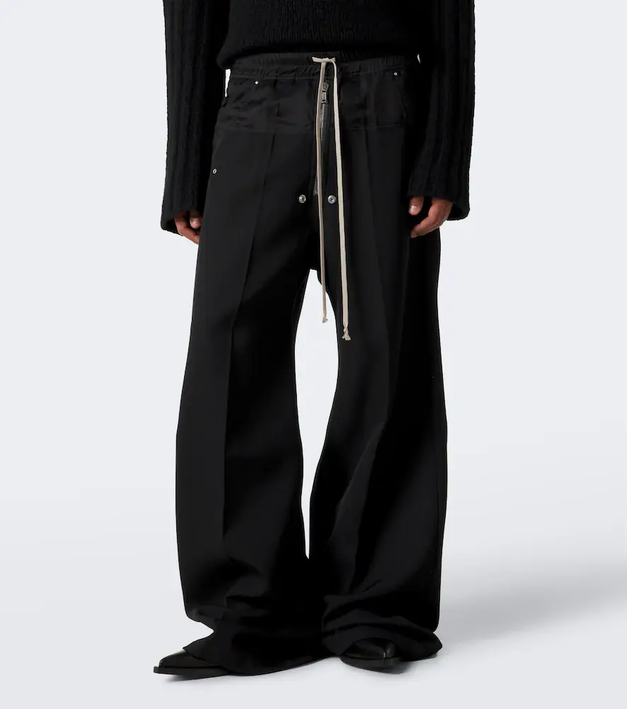 Rick Owens Bela virgin wool wide-leg pants | Thumbnail 6