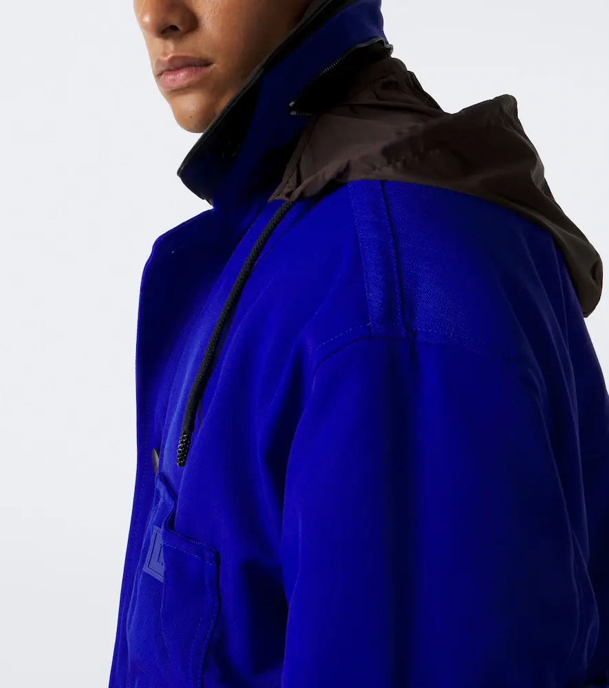 Loewe Layered leather-trimmed jacket | Thumbnail 5