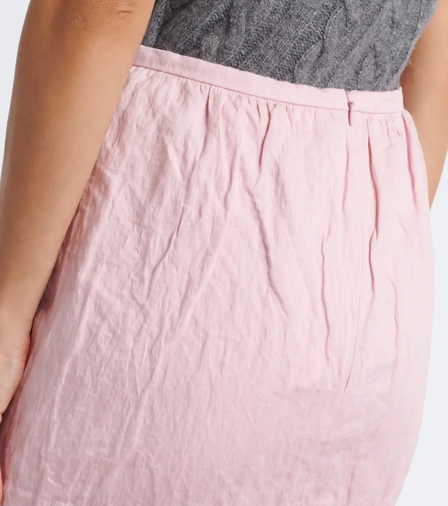 SHUSHU/TONG Bow-detail cotton-blend midi skirt | Thumbnail 6