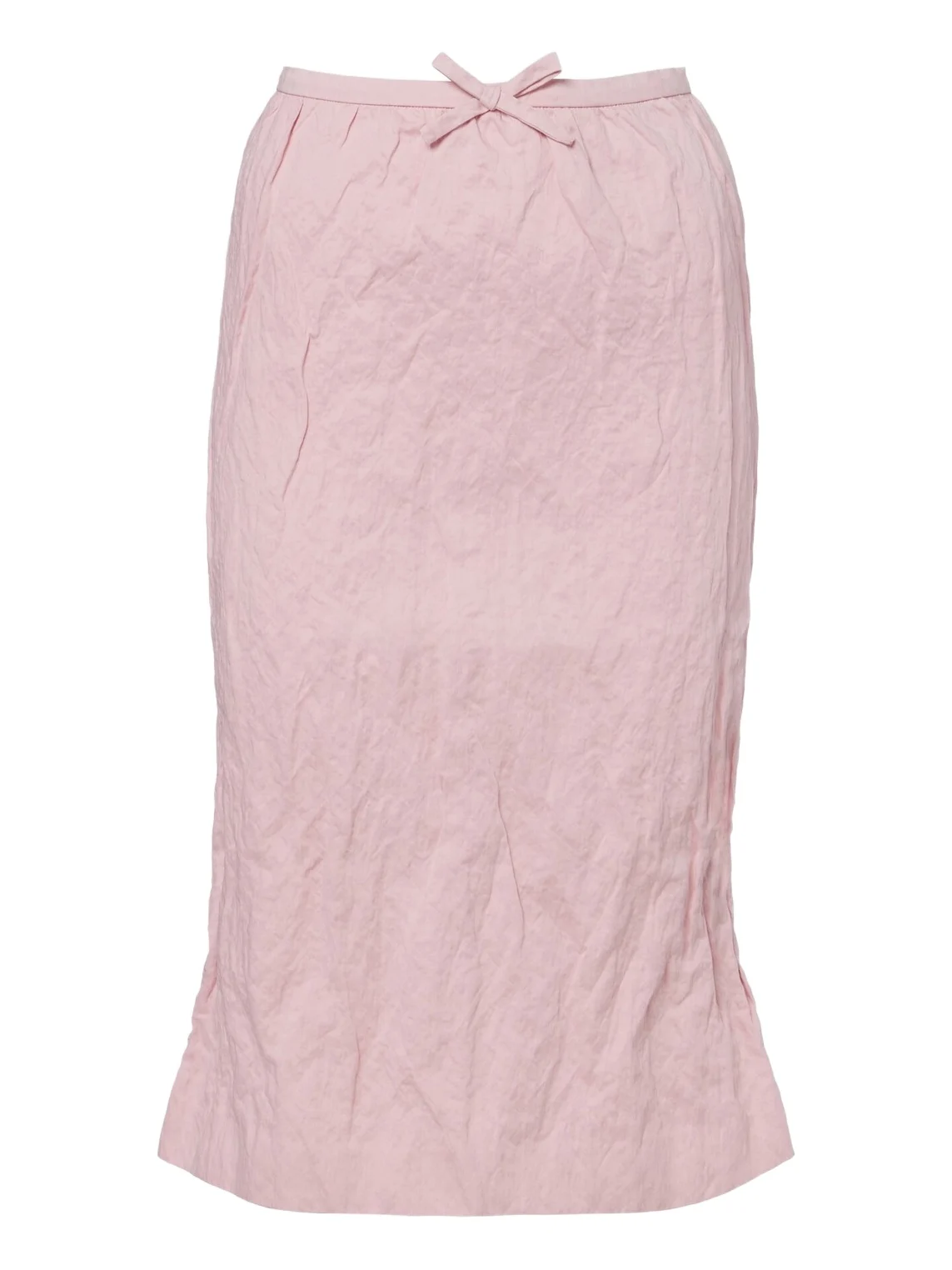 Bow-detail cotton-blend midi skirt Bow-detail cotton-blend midi skirt
