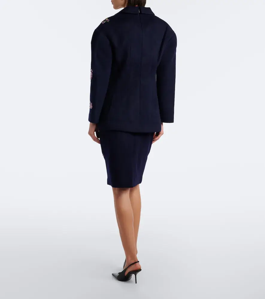 SHUSHU/TONG Embellished wool pencil skirt | Thumbnail 5 SHUSHU/TONG Embellished wool pencil skirt | Thumbnail 5