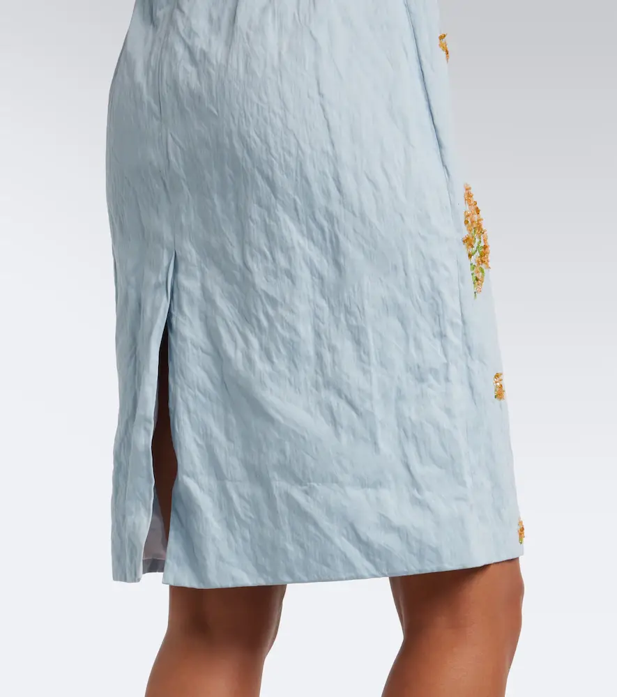 SHUSHU/TONG Embellished cotton-blend minidress | Thumbnail 3 SHUSHU/TONG Embellished cotton-blend minidress | Thumbnail 3
