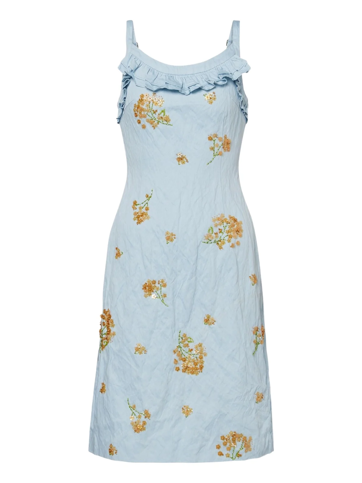 Embellished cotton-blend minidress Embellished cotton-blend minidress