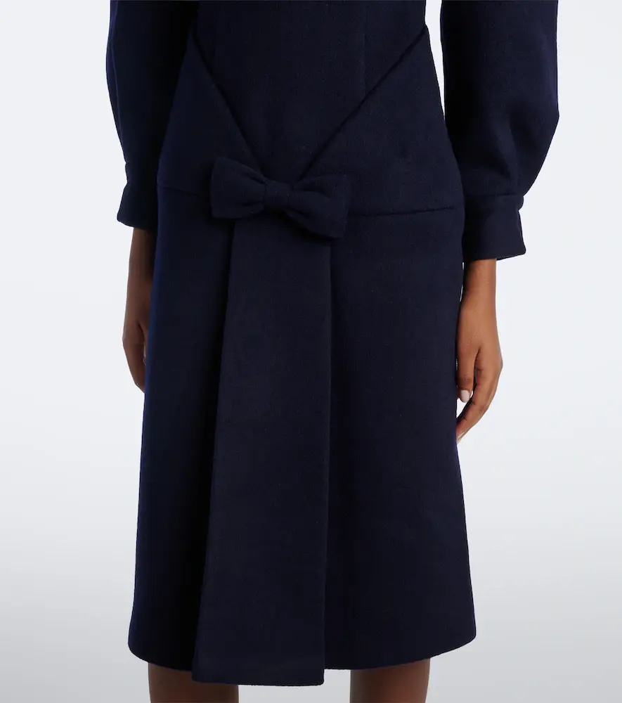 SHUSHU/TONG Bow-detail wool midi dress | Thumbnail 2 SHUSHU/TONG Bow-detail wool midi dress | Thumbnail 2