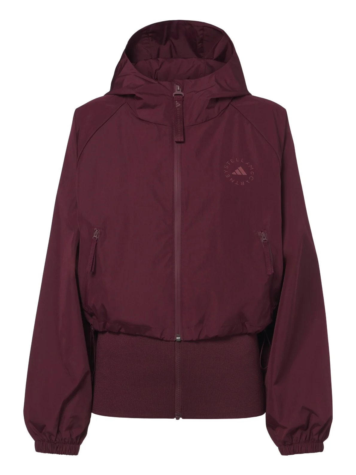 Logo hooded jacket