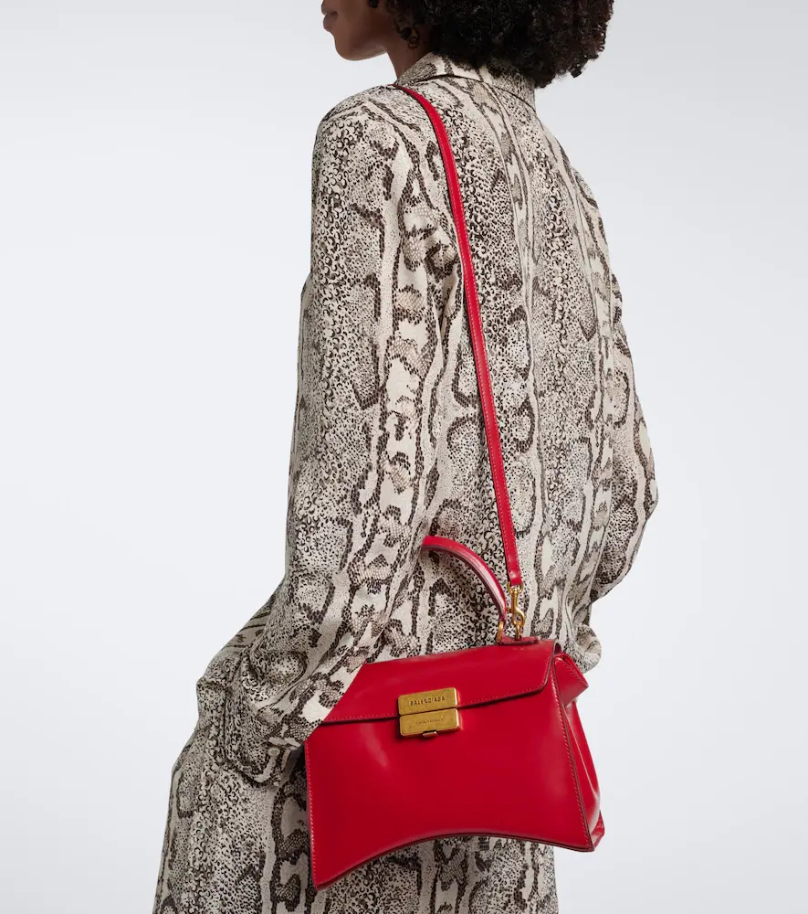 Balenciaga Hourglass Avenue Small leather top-handle bag | Thumbnail 6 Balenciaga Hourglass Avenue Small leather top-handle bag | Thumbnail 6