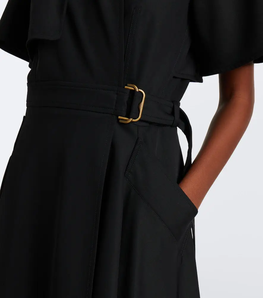 Burberry Belted wool wrap dress | Thumbnail 3 Burberry Belted wool wrap dress | Thumbnail 3