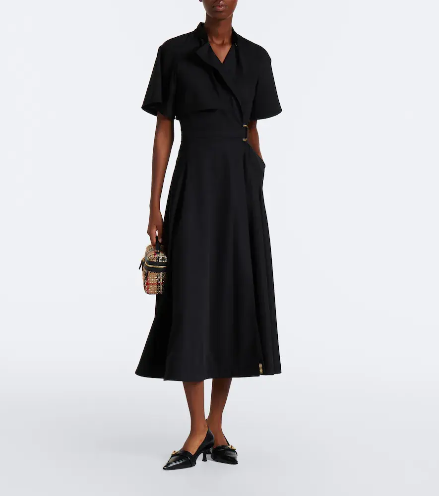 Burberry Belted wool wrap dress | Thumbnail 4 Burberry Belted wool wrap dress | Thumbnail 4