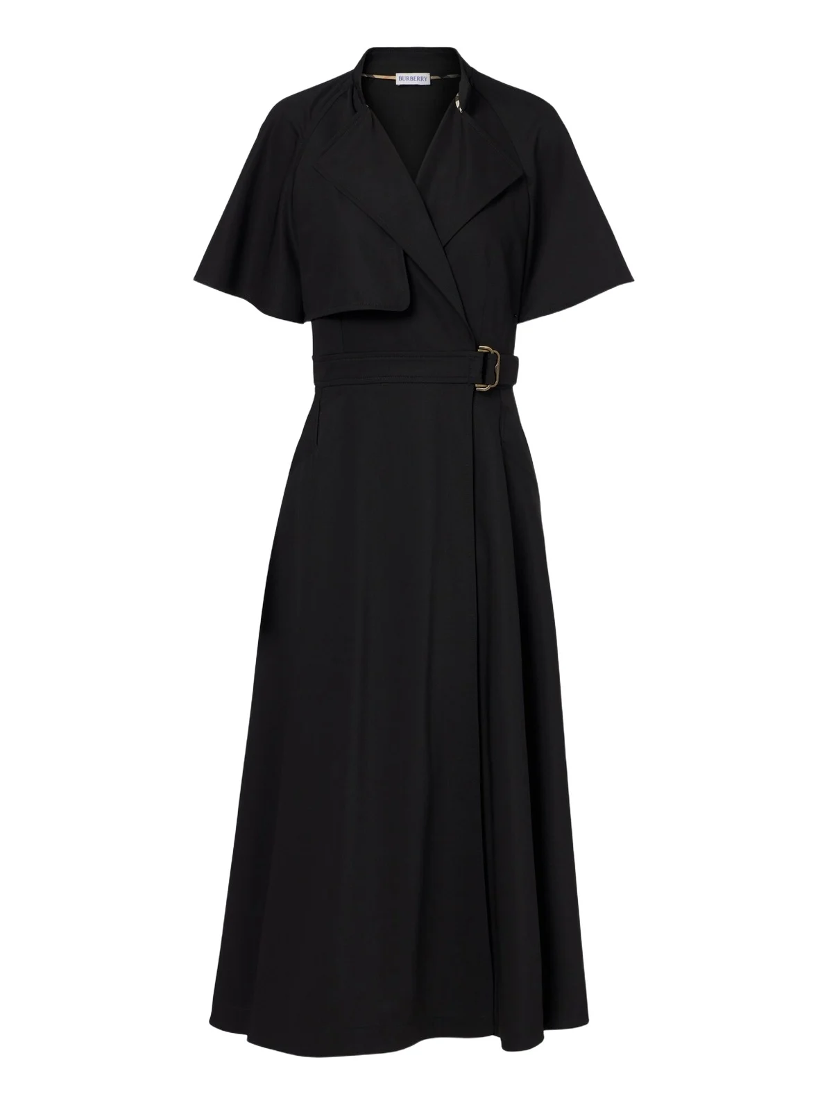 Burberry Belted wool wrap dress