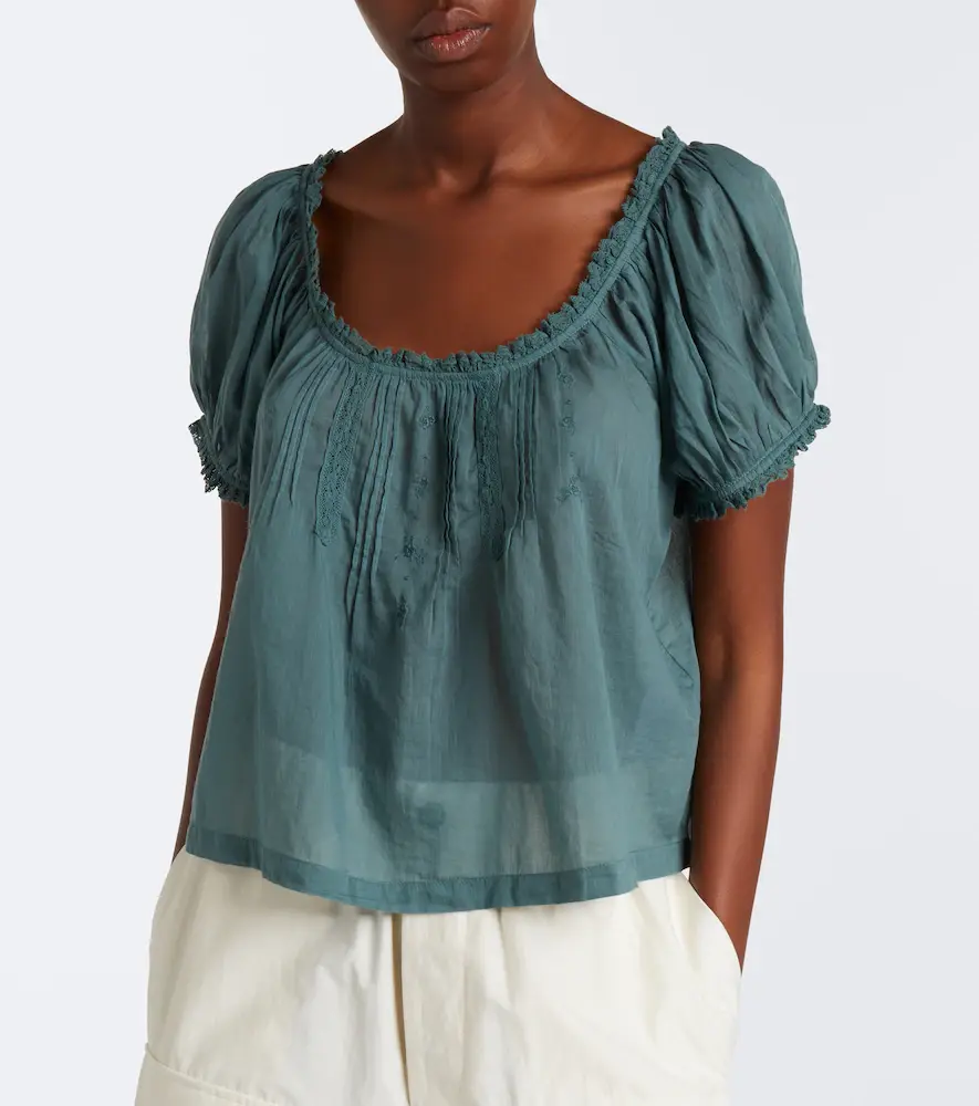 DÔEN Dôen Frederica cotton voile top | Thumbnail 2 DÔEN Dôen Frederica cotton voile top | Thumbnail 2