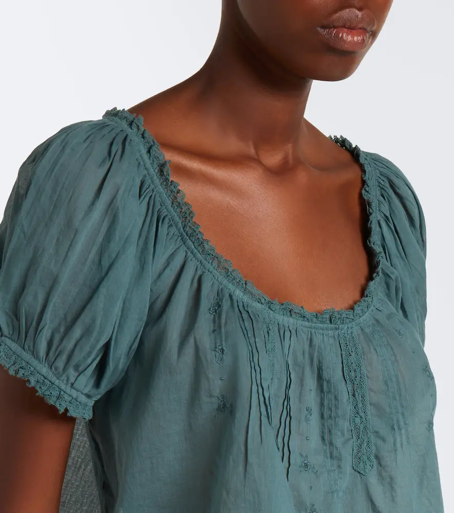 DÔEN Dôen Frederica cotton voile top | Thumbnail 3 DÔEN Dôen Frederica cotton voile top | Thumbnail 3