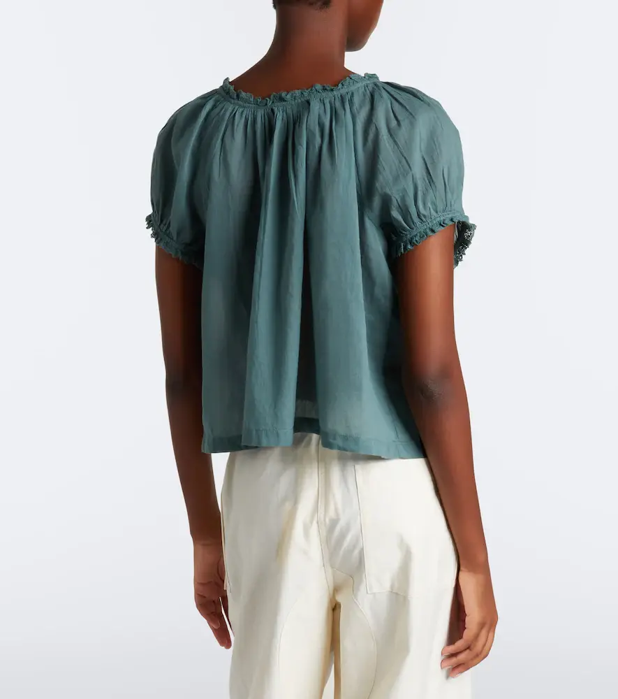 DÔEN Dôen Frederica cotton voile top | Thumbnail 4 DÔEN Dôen Frederica cotton voile top | Thumbnail 4