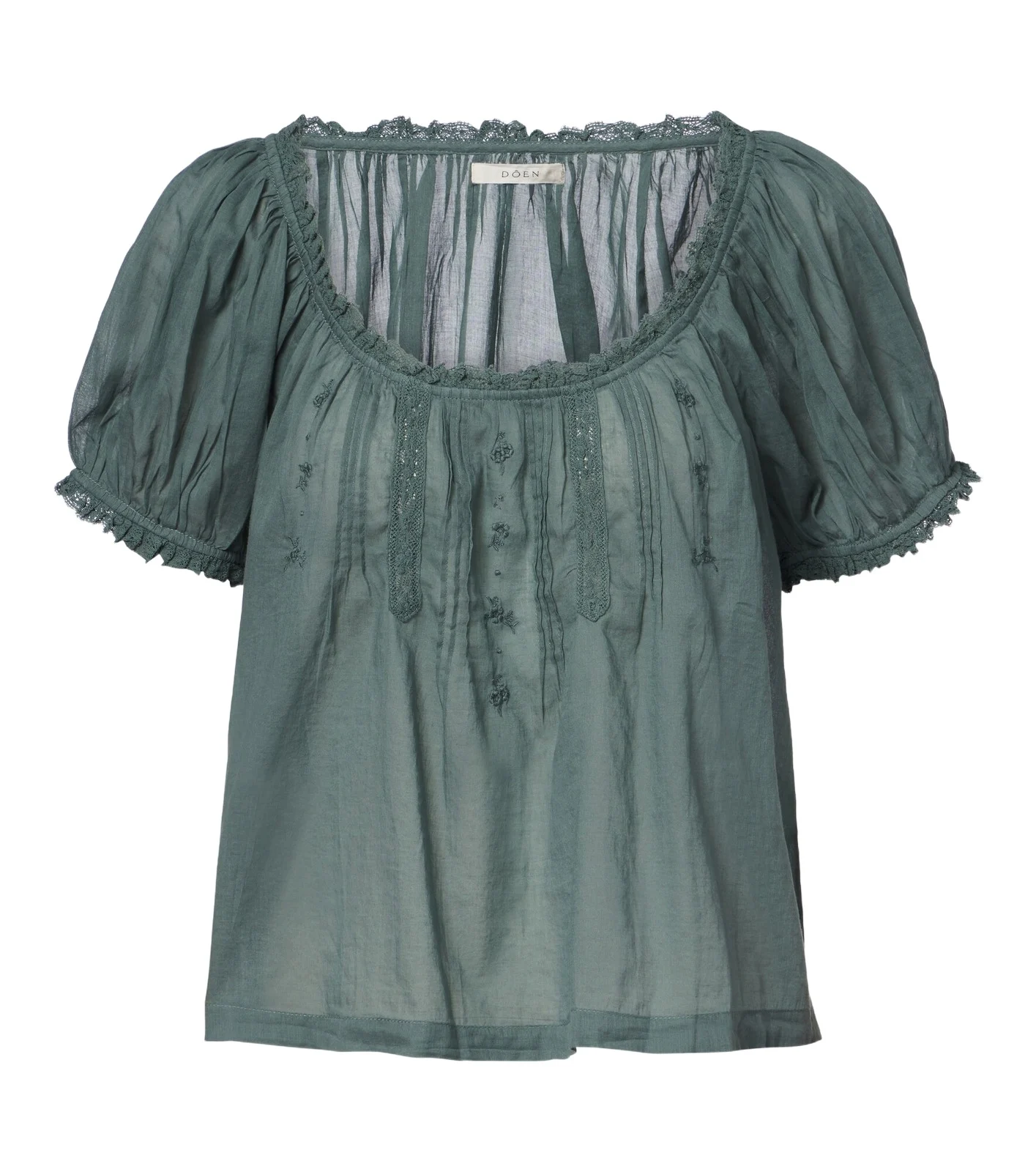 DÔEN Dôen Frederica cotton voile top
