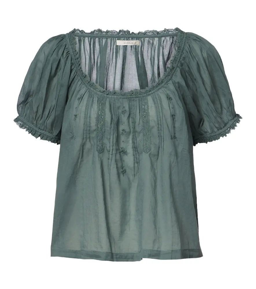 Dôen Frederica cotton voile top