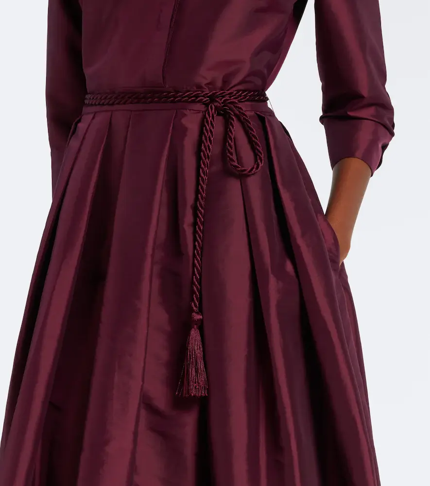Simkhai Julisse pleated taffeta gown | Thumbnail 4 Simkhai Julisse pleated taffeta gown | Thumbnail 4