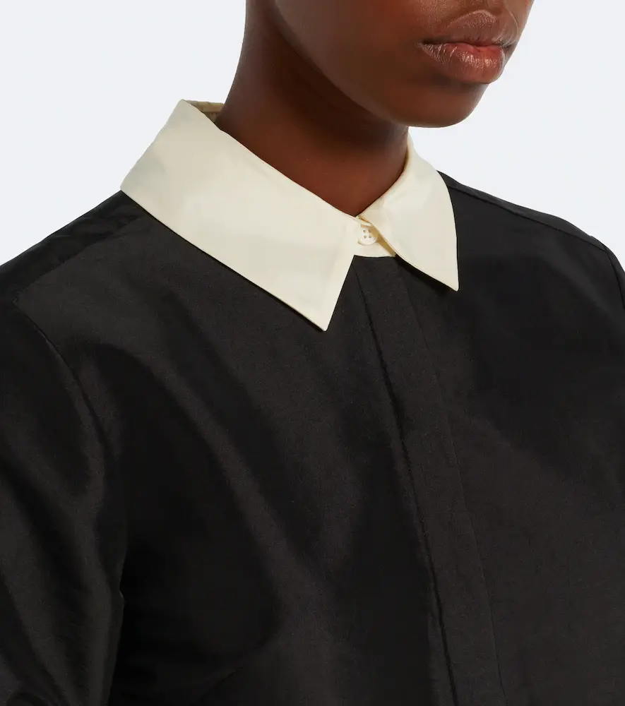 Simkhai Julisse bow-detail pleated taffeta gown | Thumbnail 3 Simkhai Julisse bow-detail pleated taffeta gown | Thumbnail 3