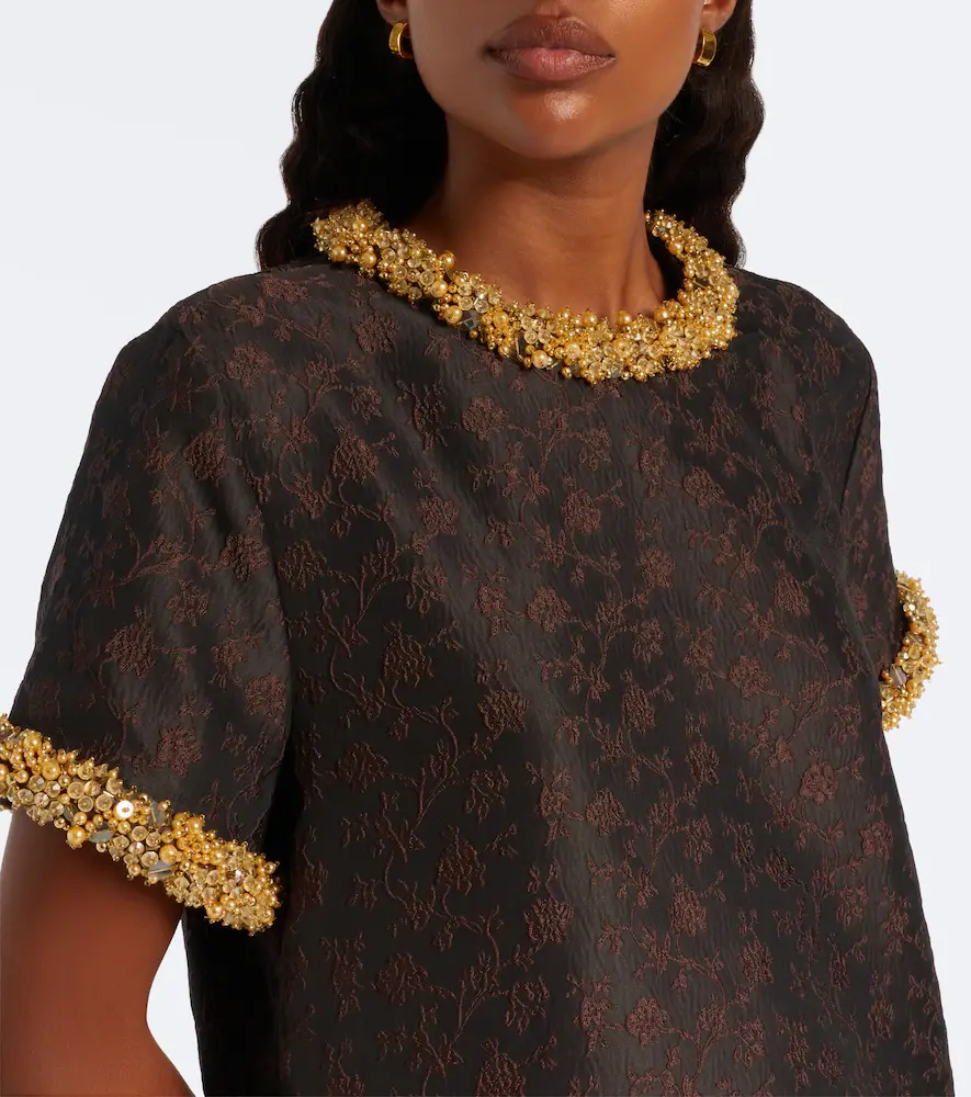 Simkhai Alison embellished jacquard minidress | Thumbnail 2