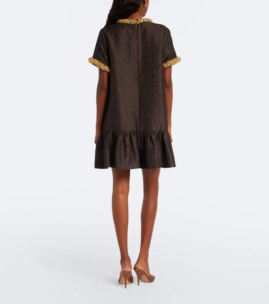 Simkhai Alison embellished jacquard minidress | Thumbnail 4