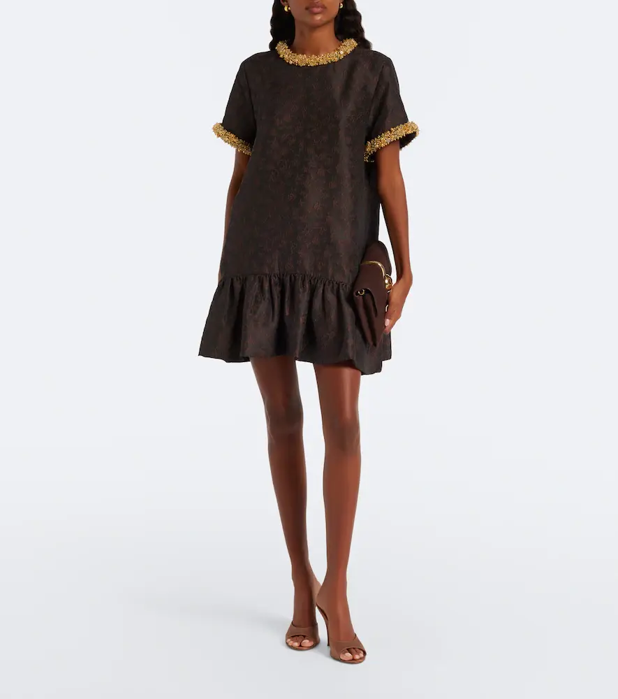 Simkhai Alison embellished jacquard minidress | Thumbnail 5