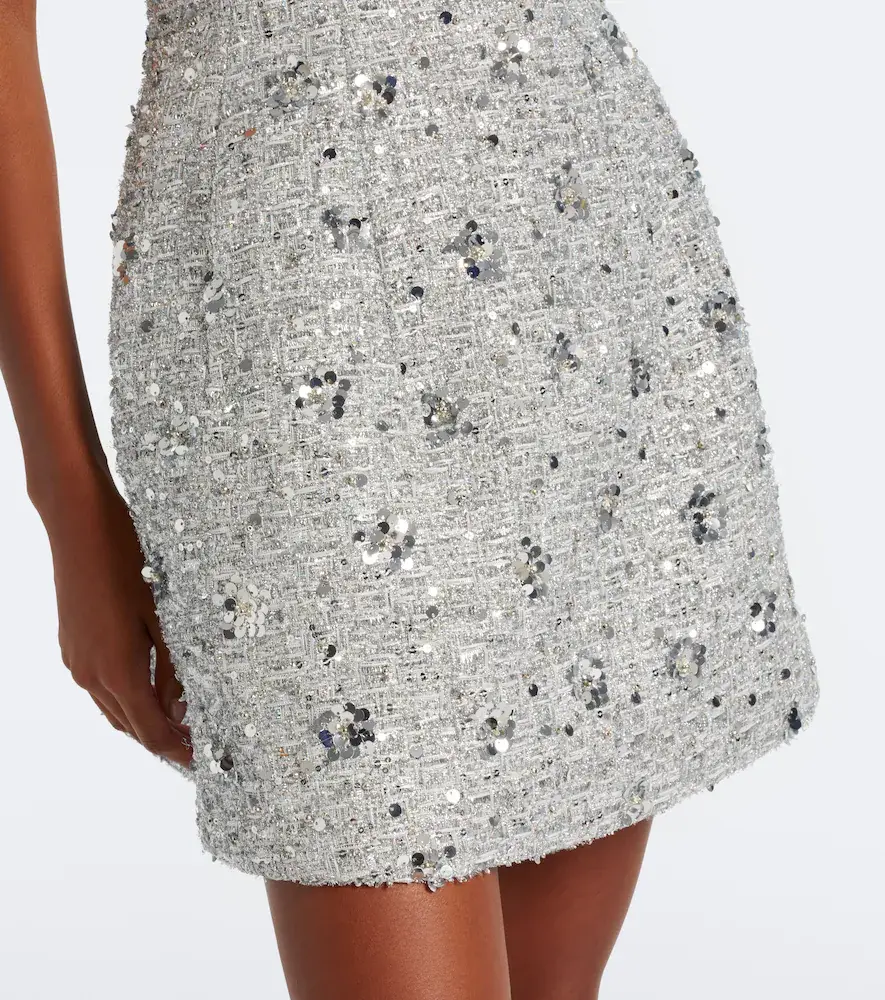 Simkhai Kit sequined tweed bustier dress | Thumbnail 5 Simkhai Kit sequined tweed bustier dress | Thumbnail 5
