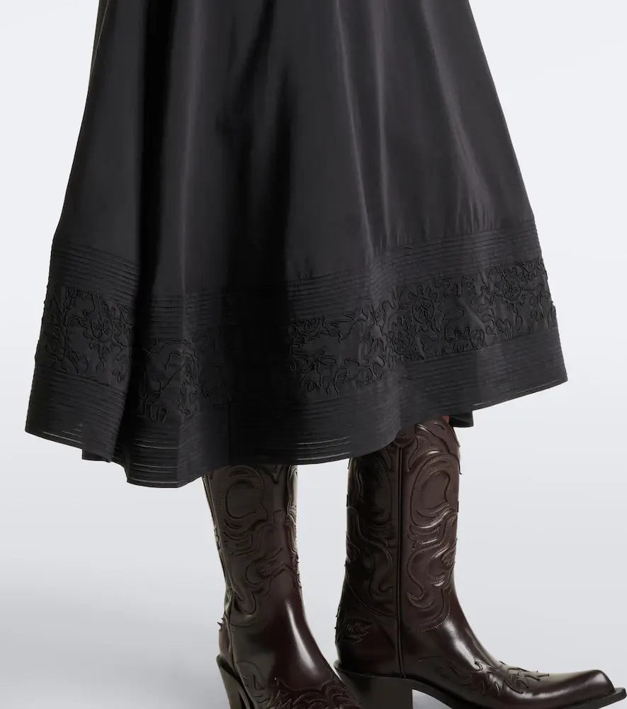 Polo Ralph Lauren Embroidered ruffled midi dress | Thumbnail 2 Polo Ralph Lauren Embroidered ruffled midi dress | Thumbnail 2