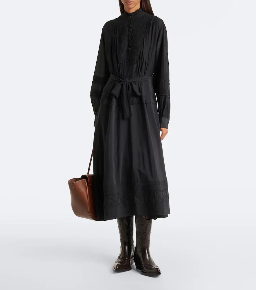 Polo Ralph Lauren Embroidered ruffled midi dress | Thumbnail 5 Polo Ralph Lauren Embroidered ruffled midi dress | Thumbnail 5