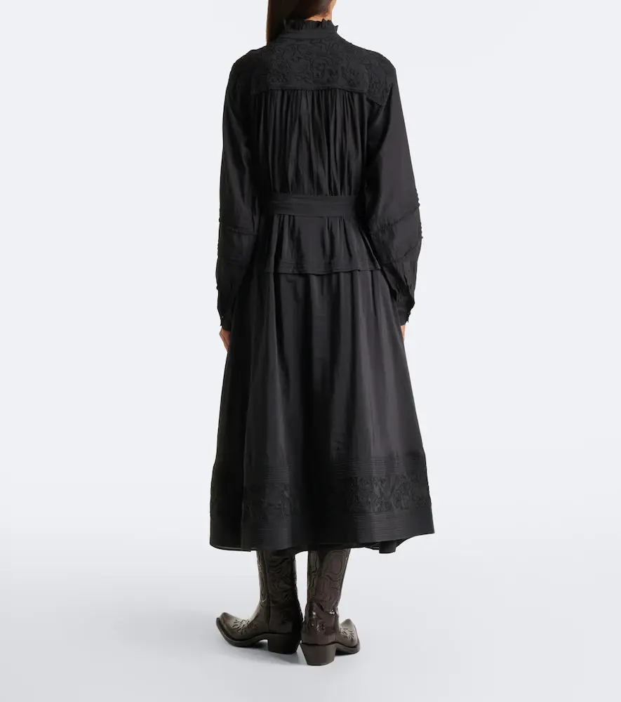Polo Ralph Lauren Embroidered ruffled midi dress | Thumbnail 6 Polo Ralph Lauren Embroidered ruffled midi dress | Thumbnail 6