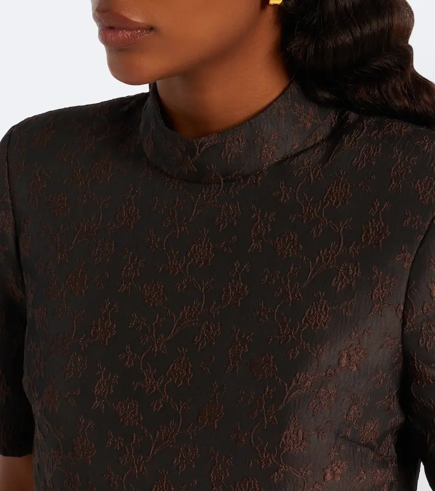 Simkhai Jalen embellished jacquard crop top | Thumbnail 5