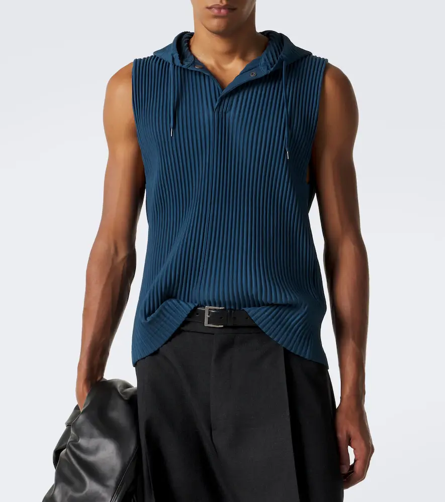 Homme Plissé Issey Miyake Homme Plissé Issey Miyake Monthly Colors: September pleated hooded top | Thumbnail 2