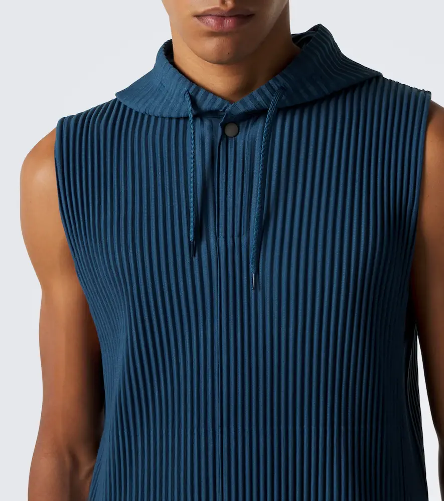 Homme Plissé Issey Miyake Homme Plissé Issey Miyake Monthly Colors: September pleated hooded top | Thumbnail 5