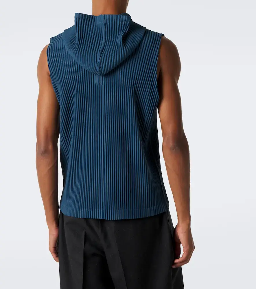 Homme Plissé Issey Miyake Homme Plissé Issey Miyake Monthly Colors: September pleated hooded top | Thumbnail 6