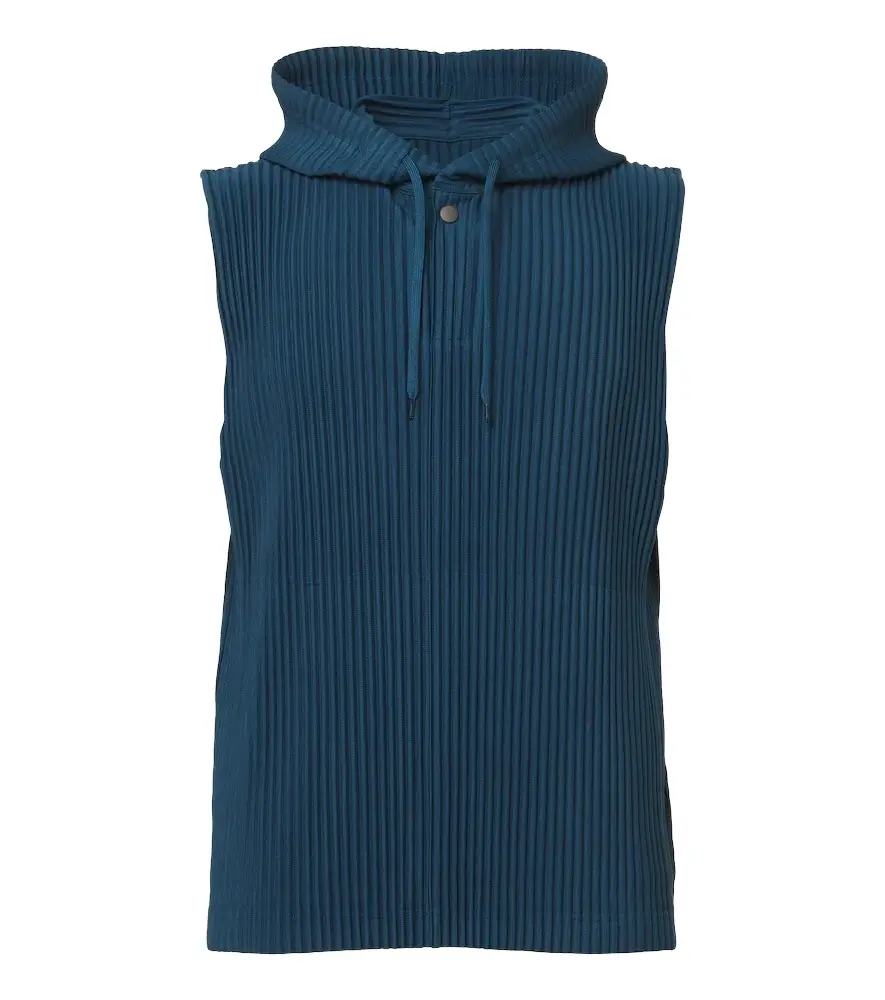 Homme Plissé Issey Miyake Homme Plissé Issey Miyake Monthly Colors: September pleated hooded top