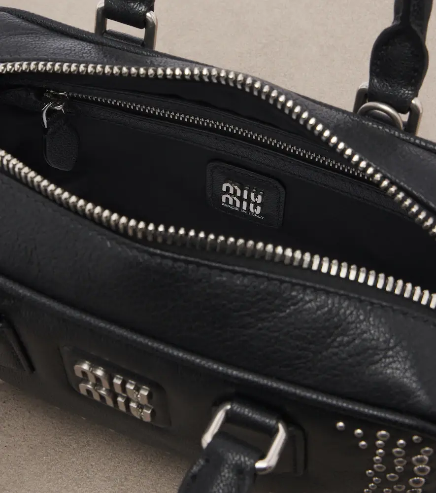 Miu Miu Arcadie studded leather top-handle bag | Thumbnail 2 Miu Miu Arcadie studded leather top-handle bag | Thumbnail 2