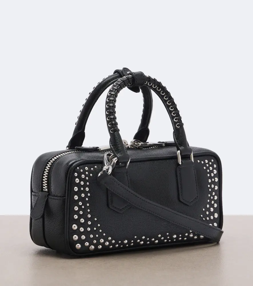 Miu Miu Arcadie studded leather top-handle bag | Thumbnail 3 Miu Miu Arcadie studded leather top-handle bag | Thumbnail 3