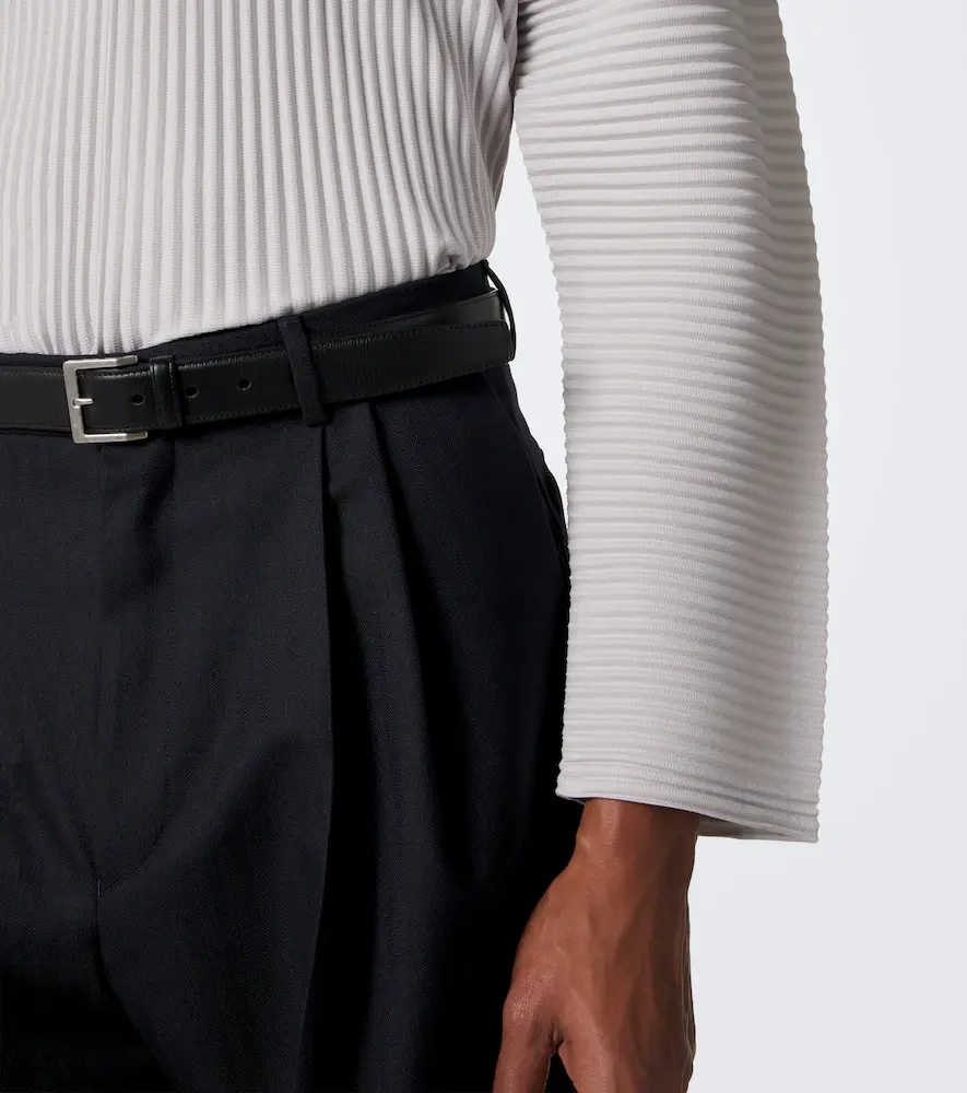 Homme Plissé Issey Miyake Homme Plissé Issey Miyake Monthly Colors: September pleated Henley shirt | Thumbnail 3