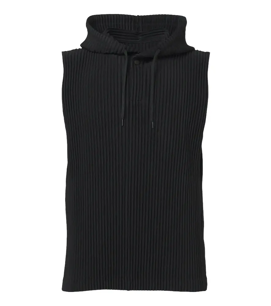 Homme Plissé Issey Miyake Homme Plissé Issey Miyake Monthly Colors: September pleated hooded top