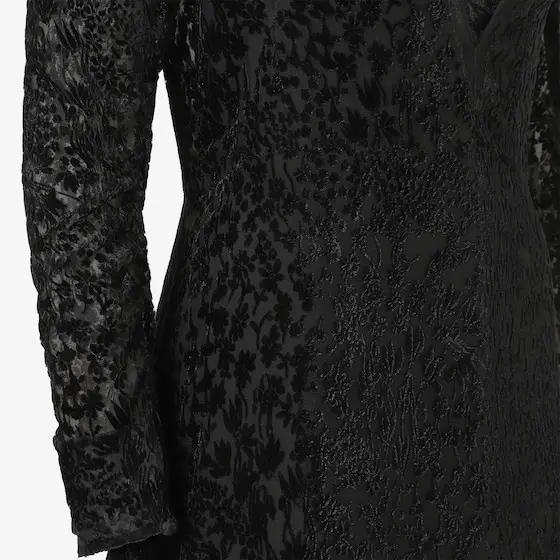 Fendi Long dress with a deep V neckline | Thumbnail 3 Fendi Long dress with a deep V neckline | Thumbnail 3