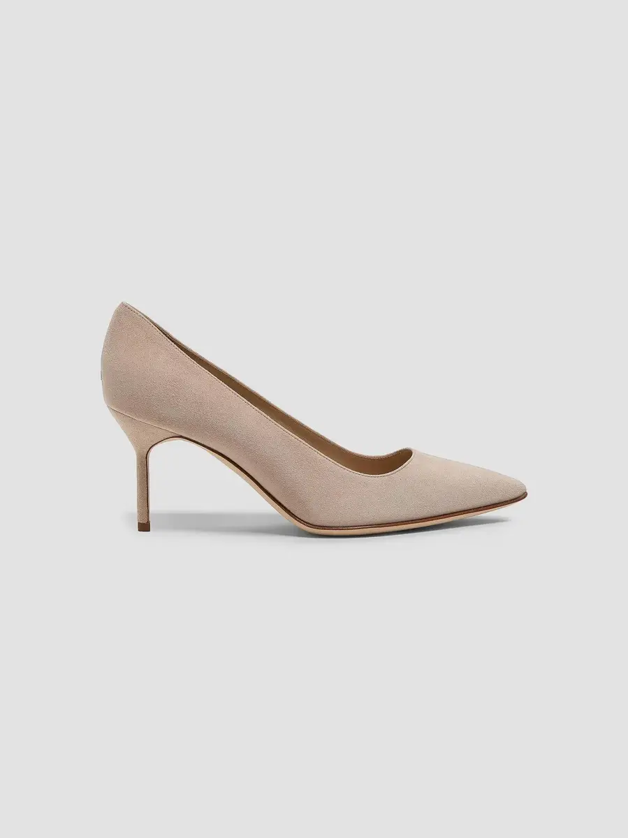 Manolo Blahnik BB 70MM Suede Point Toe Pumps | Thumbnail 2 Manolo Blahnik BB 70MM Suede Point Toe Pumps | Thumbnail 2