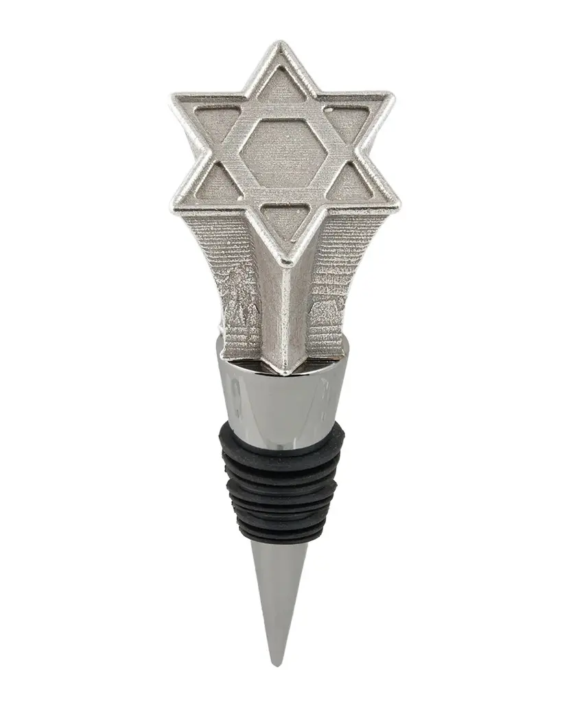 Joy Stember Metal Arts Studio Star of David Bottle Stopper