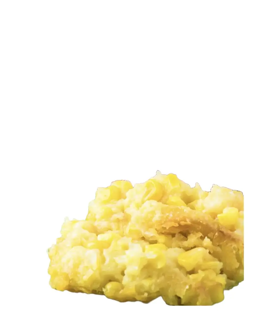 Bourbon Cream Corn Casserole, Serves 4-6