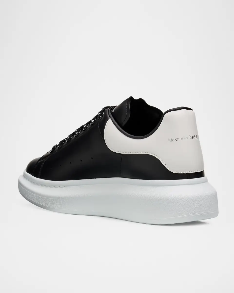 Alexander McQueen Men's Leather Oversized Sneakers | Thumbnail 4 Alexander McQueen Men's Leather Oversized Sneakers | Thumbnail 4