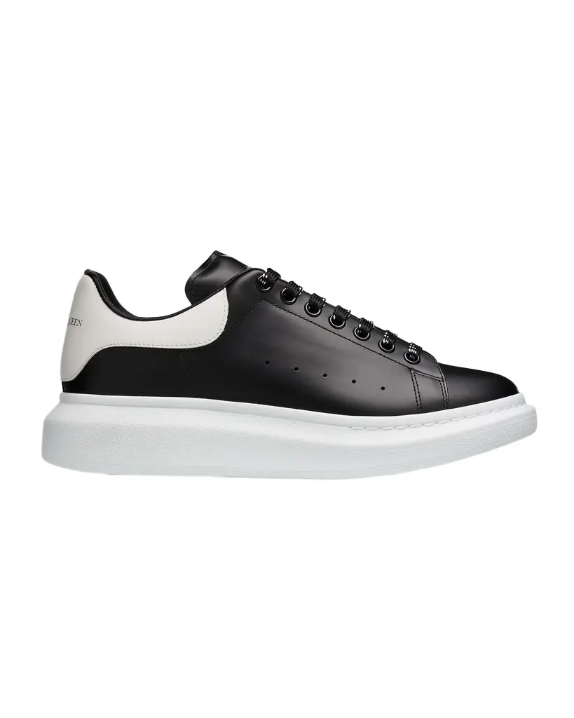 Alexander McQueen Men's Leather Oversized Sneakers