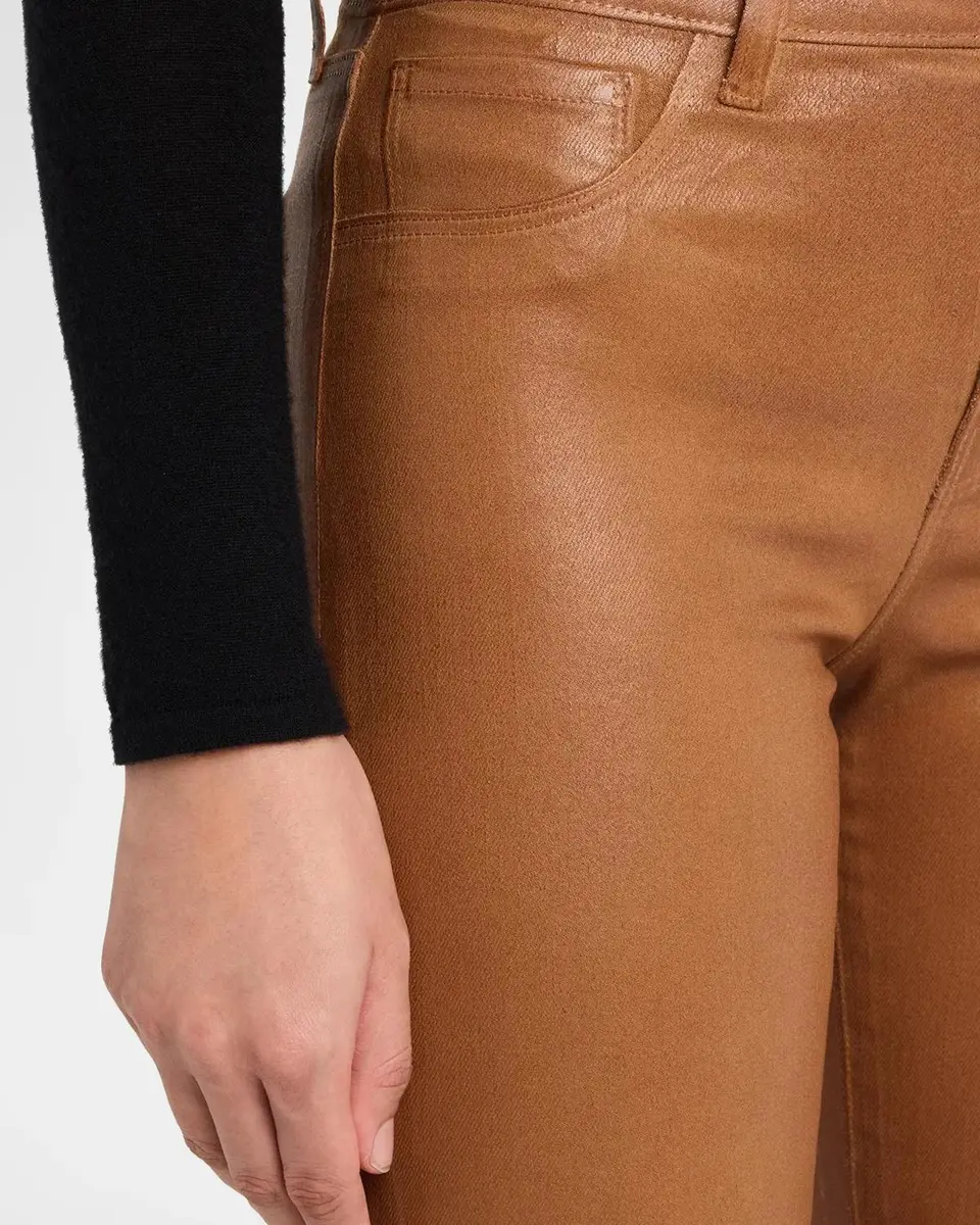 L'Agence Selma High-Rise Coated Sleek Baby Boot Jeans | Thumbnail 5 L'Agence Selma High-Rise Coated Sleek Baby Boot Jeans | Thumbnail 5