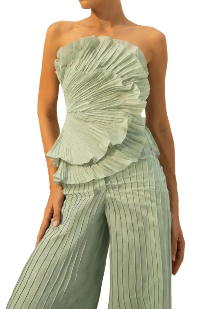ANDRES OTALORA Las Olas Pleated Top