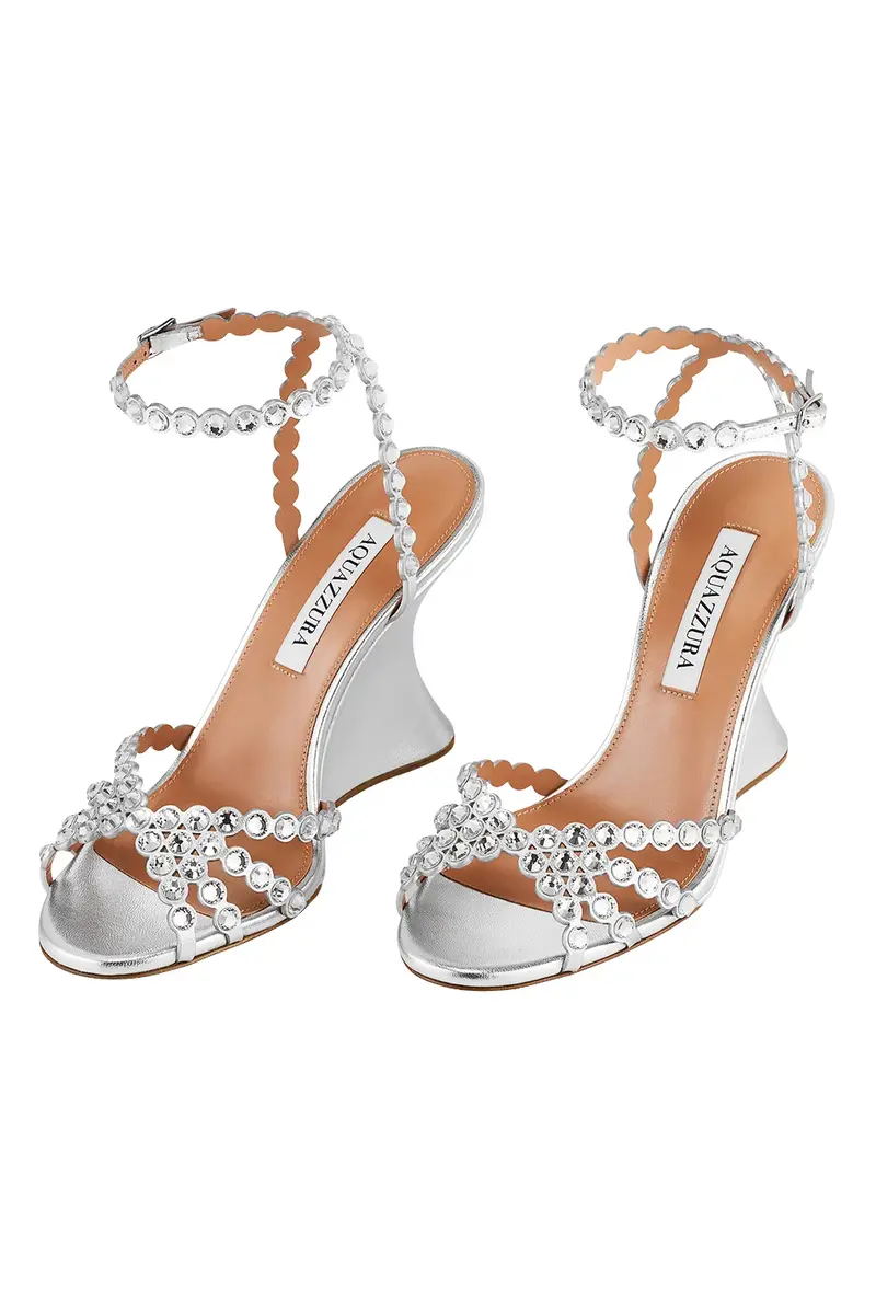Aquazzura Tequila Wedge Sandal 95 | Thumbnail 4 Aquazzura Tequila Wedge Sandal 95 | Thumbnail 4