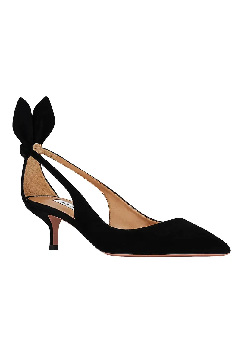 Aquazzura Bow Tie Pump 50 | Thumbnail 6 Aquazzura Bow Tie Pump 50 | Thumbnail 6