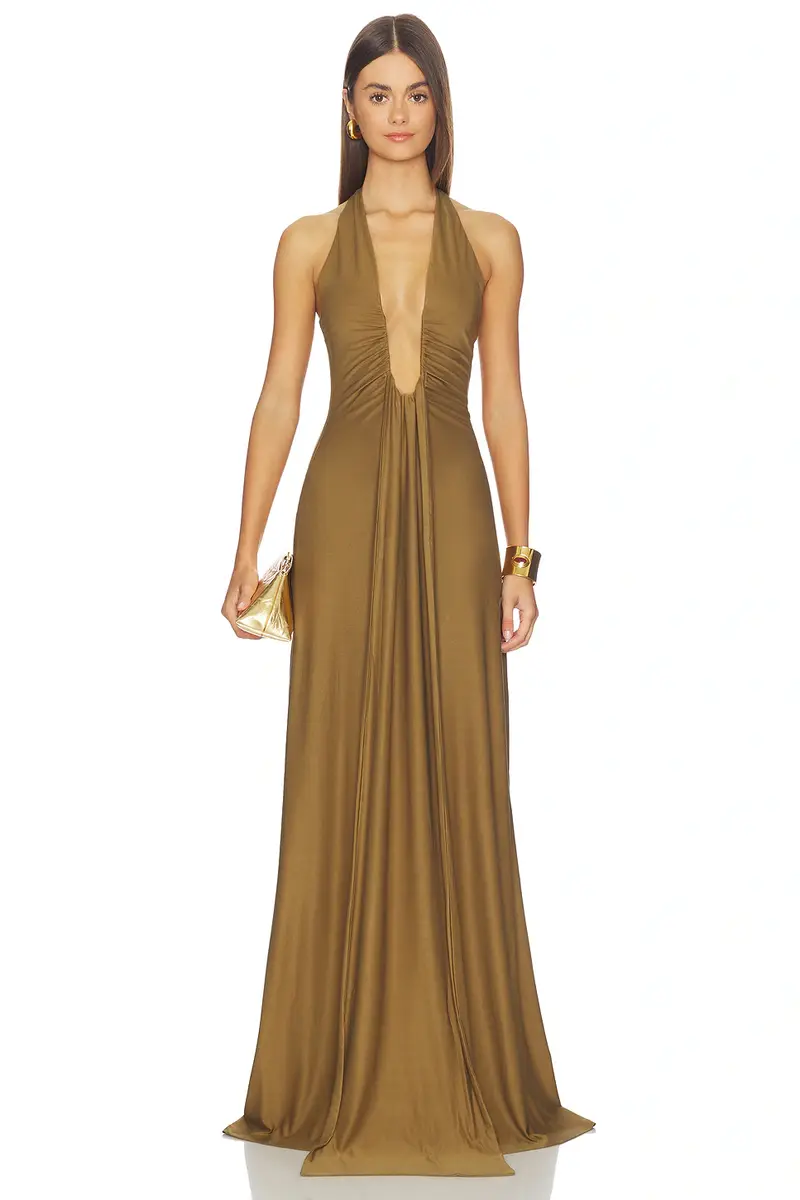 Misha The Jennifer Cupro Maxi Dress | Thumbnail 8 Misha The Jennifer Cupro Maxi Dress | Thumbnail 8