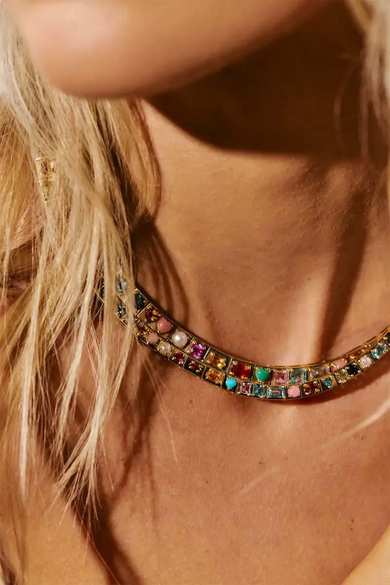 Type Jewelry Multistone Leggo Necklace | Thumbnail 2 Type Jewelry Multistone Leggo Necklace | Thumbnail 2